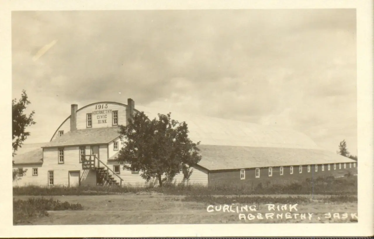 Abernethy Civic Curling Rink, about 1920s